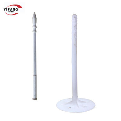 वॉल ग्रे पीपी सामग्री 50 मिमी प्लास्टिक इन्सुलेशन एंकर