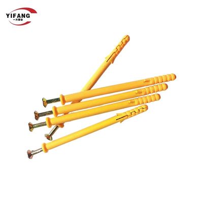 प्लास्टिक विस्तार एंकर ड्रायवल स्क्रू प्लग की तरह पीली नीली मछली सामान्य मानक: