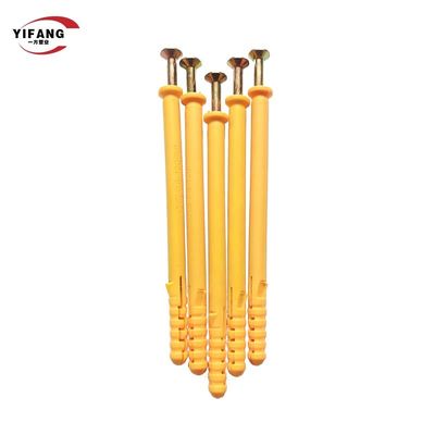 कंक्रीट कील प्रकार प्लास्टिक विस्तार एंकर छोटी दीवार प्लग आसान विरूपण