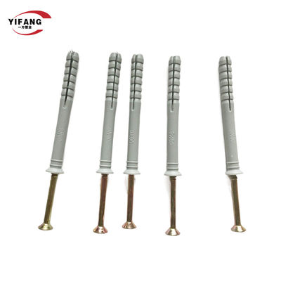 जस्ती इस्पात दीवार प्लग प्लास्टिक विस्तार एंकर शॉक प्रतिरोधी