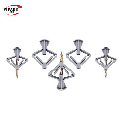 फैक्टरी सीधे पीई प्लास्टिक तितलियों की बिक्री दीवार एंकर प्लग का विस्तार करें