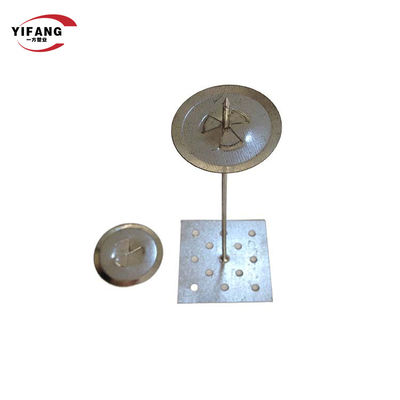 जस्ती लोहा इन्सुलेशन 25 * 25 रॉकवूल फिक्सिंग पिन