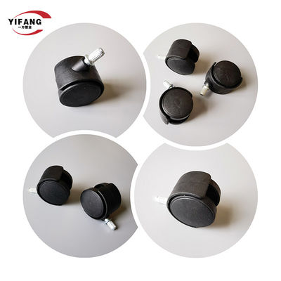 फर्नीचर के लिए OEM प्लेट रोलर 50 मिमी नायलॉन ढलाईकार पहियों